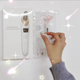 Blackhead Remover Pore Vacuum - Electric Facial Pore Cleaner Acne White Head Pimple Extractor Rechargeable Blackhead Removal Tool - 3 Suction Power, 5 Probes For Women & Men