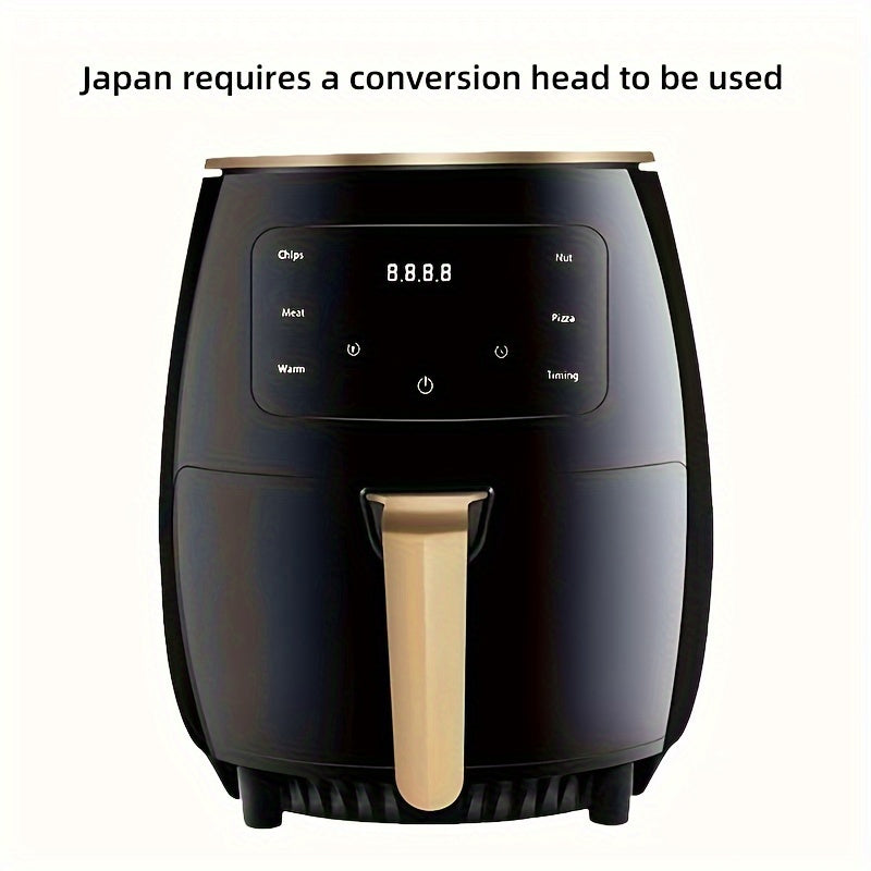 1pc Premium Air Fryer - Advanced Omni-directional Cooking, 1400W High-Power Heat, 30W Fan for Even Crispiness, Uniform Motor Drive Technology