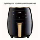 1pc Premium Air Fryer - Advanced Omni-directional Cooking, 1400W High-Power Heat, 30W Fan for Even Crispiness, Uniform Motor Drive Technology
