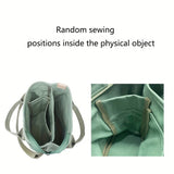 Elegant Canvas Tote Bag: Secure Zipper, Spacious & Lightweight - Perfect for Everyday Use & Comfort