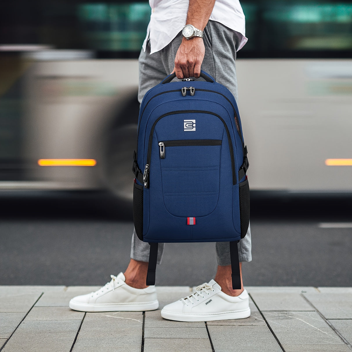 Laptop Backpack For Men Women, Business Travel Laptop Backpack With USB Charging Port, College Bag Daypack For Work, Business Computer Backpack Bag Fit 15.6 Inch Laptop