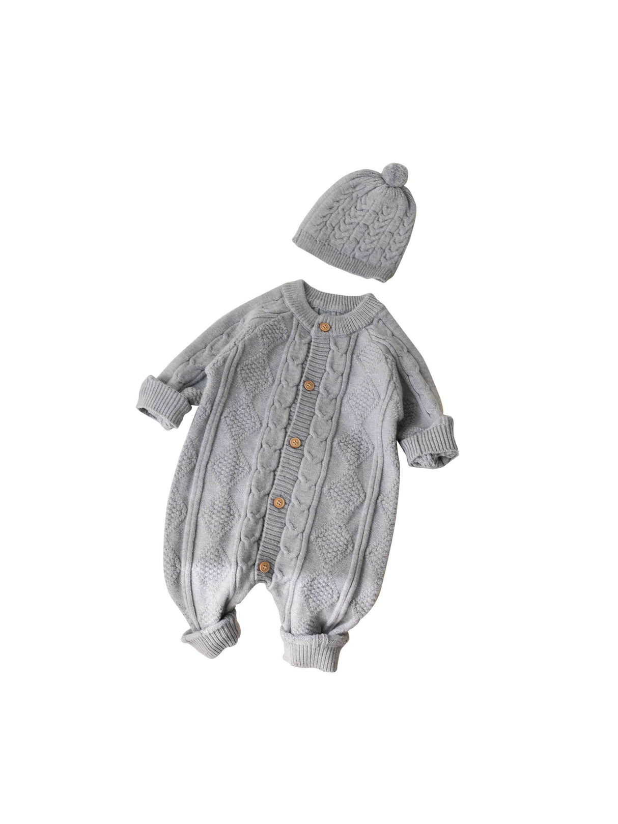 Newborn Baby Girl Boy Outfits Clothes, Warm Knit Sweater Cardigan For Winter, Fall, Spring