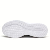Breathable and Durable Men's Running Shoes with Shock Absorption and Lace-Up Design for Outdoor Activities