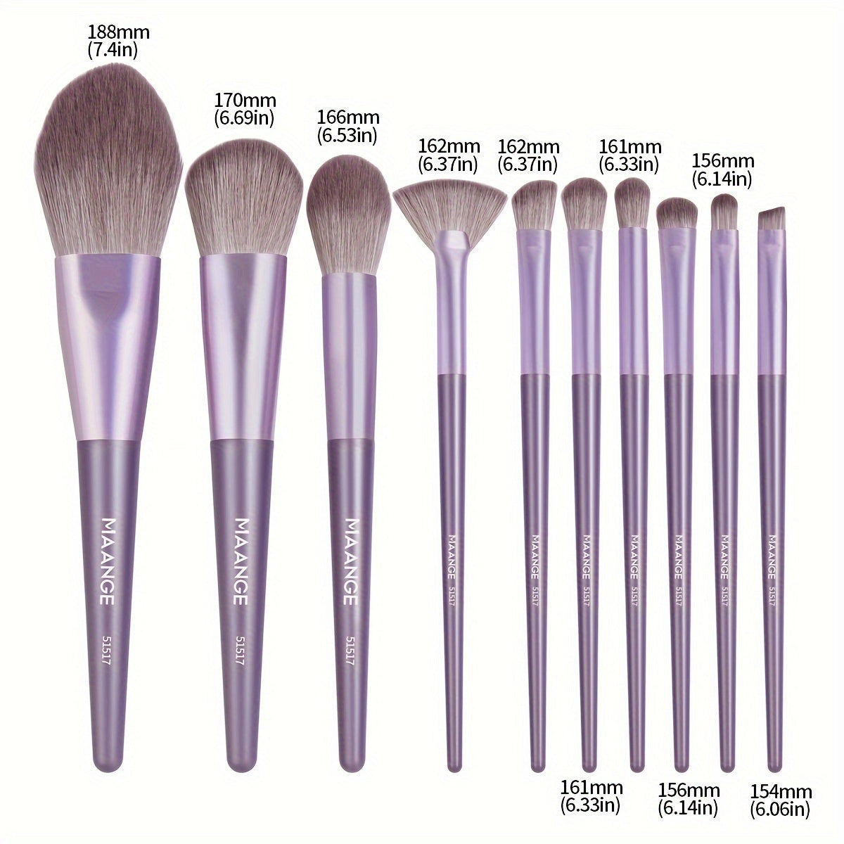 10pcs Professional Makeup Brush Set & 1pc Beauty Blender & 1pc Cleaning Storage Bowl, Makeup Tools With Soft Fiber For Easy Carrying, Foundation Brush, Eye Shadow Brush, Blending Brush, Eyebrow Brush, Cosmetic Tools Kit