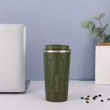 304 Stainless Steel Double-Layer Vacuum Insulated Coffee Mug With Leak-Proof Lid - Perfect For Restaurant/ Hotel/ Commercial, And Outdoor Use! Eid Al-Adha Mubarak