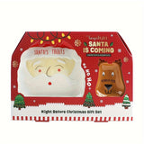 1 Set Hand-painted 3D Ceramic Christmas-themed Tableware Set with Plates, Cups, and Gift Boxes, Perfect as a Small Gift