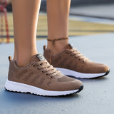 Comfortable Fabric Upper Summer Running Shoes for Women - Lightweight, Stabilizing, and Breathable - Perfect for Jogging, Tennis, and Everyday Wear