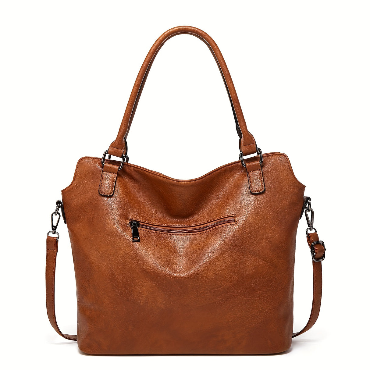 Luxurious Soft Leather Retro Tote Handbag - Spacious Multi-Pocket Design, Adjustable Shoulder Strap, and Stylish Crossbody Option - Perfect Mother's Day Gift or Everyday Essential for Ladies