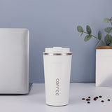 304 Stainless Steel Double-Layer Vacuum Insulated Coffee Mug With Leak-Proof Lid - Perfect For Restaurant/ Hotel/ Commercial, And Outdoor Use! Eid Al-Adha Mubarak