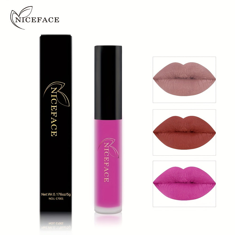 20 colors High Pigmented Matte Lip Glaze - Long-Lasting, Smudge-Proof, Non-Moisturizing Lipstick Valentine's Day Gifts