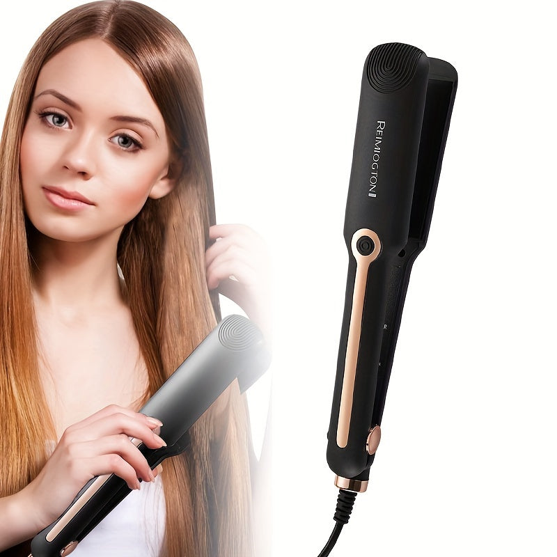 2-in-1 Styling Masterpiece - Professional Hair Straightener and Curler with Adjustable Heat, Ceramic Plates, and Cool-Touch Handle - Perfect Holiday Gift for Women