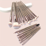 Makeup Brush Set, 20 Pcs Professional Makeup Brushes Foundation Eyeshadow Blush Brush, Travel Kabuki Blending Concealers Face Powder Eye Make Up Brushes Set Kit For Makeup Beginner Artist Lover