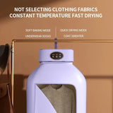 Portable Clothes Dryer, Mini Dryer Machine With Timing Function Equipped - Compact and Convenient Drying Solution for Apartment, Dorm, RV - Quick and Easy to Use Compact Dryer Machine with Dryer Bag for Delicate Garments