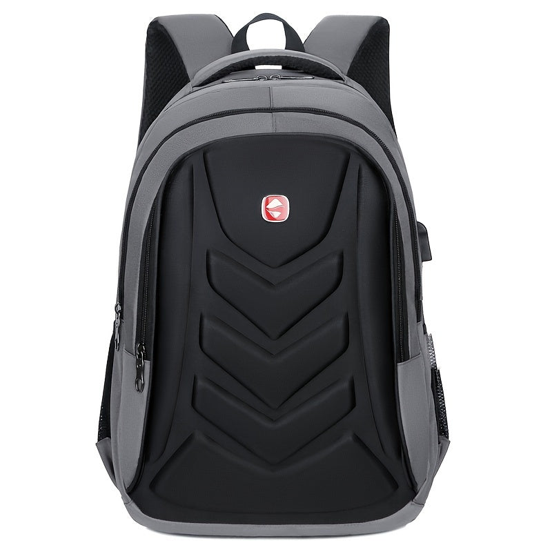 1pc New Shell Business Backpack Casual Men's Computer Bag Travel Backpack Student School Bag, Ideal choice for Gifts, School bags, Valentines Gifts