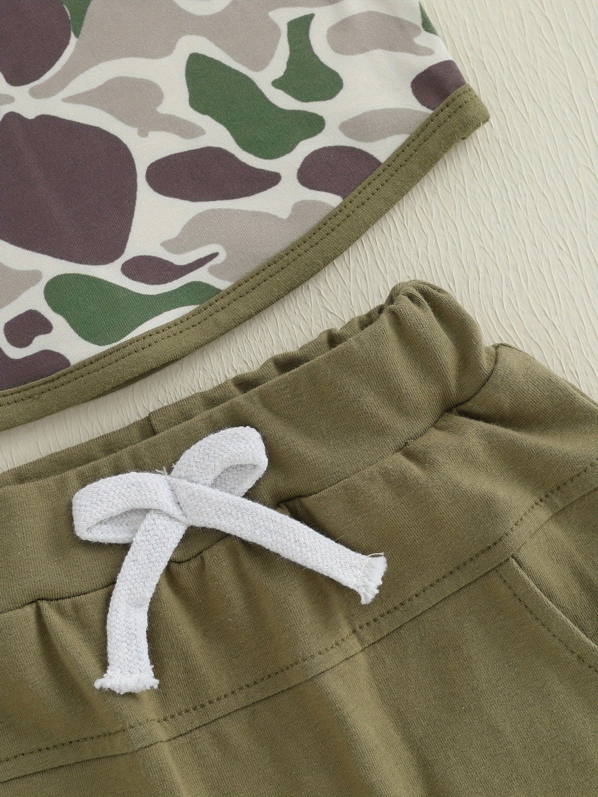 0-3T Toddler Boys Summer Outfits Camouflage Hooded Sleeveless Tank Tops Elastic Waist Shorts Cute Clothes Set, for Outdoor