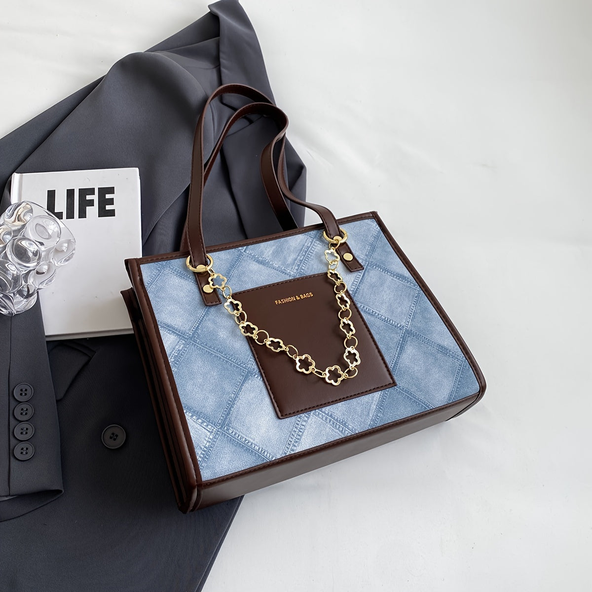 Spacious & Stylish Womens Tote Bag - Premium PU Leather, Large Capacity, Versatile Shoulder Handbag & Purse for Everyday Fashion