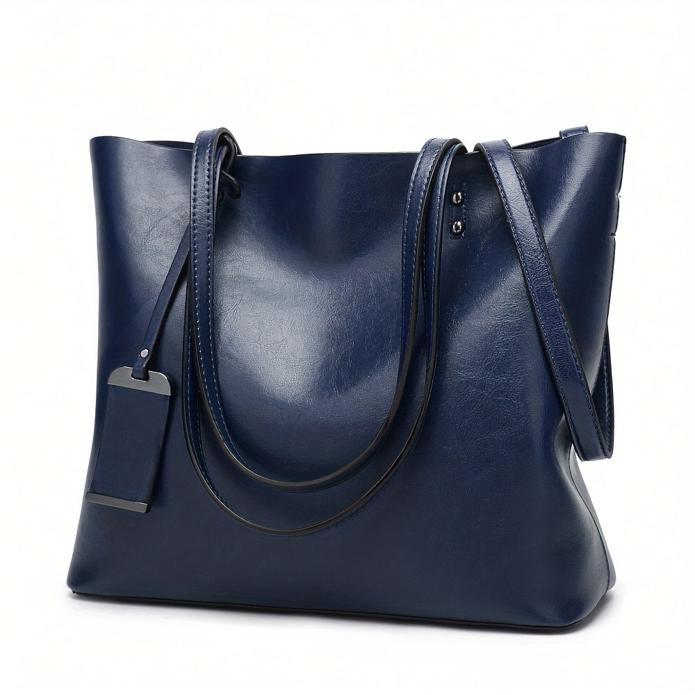 Women Handbags Tote Bag Soft Leather Retro Designer Large Capacity Multi-pocket Casual Ladies Shoulder Crossbody Bag Mother's Day Gift Adjustable Shoulder Strap Purse Cheap On Sale