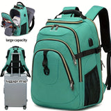 Waterproof Student Backpack, Travel Laptop Backpack, Business Durable Backpack for 17 inch Laptop, Duffel Bag, School Bag (Unisex)