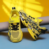 Casual Breathable Woven Shoes For Boys, Comfortable Lightweight Non Slip Low Top Running Shoes For Indoor Outdoor, All Seasons