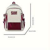 1PC Durable Simple Fashion Travel Backpack for Students, School Bag with Sturdy Design