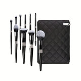 Makeup Brushes Set - Bling Premium Synthetic Foundation Powder Blush Concealer Eyeliner Eyebrow Contour Make Up Brush Set For Women, Black