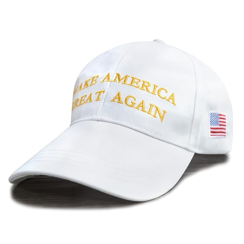 Make America Great Again Outdoor Peaked Cap Adjustable Simple Embroidery English Baseball Cap