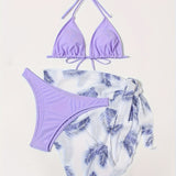 New Fashion Sexy Bikini Hot Spring Swimming Swimsuit for Women European And American Beach Split Two-piece Swimsuit for Women