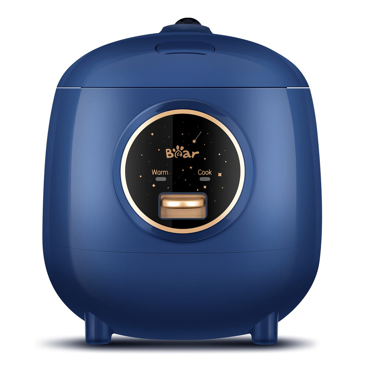 Bear Mini Rice Cooker 2 Cups Uncooked, 40.58oz Portable Non-Stick Small Travel Rice Cooker, BPA Free, One Button To Cook And Keep Warm Function, Blue