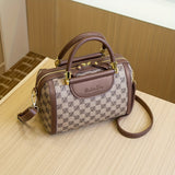 Luxury Design Boston Bag For Women, Fashion Small Handbag, Elegant Crossbody Bag Purse
