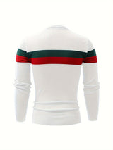 Cool Knitted Sweater For Men, Men's Casual Retro Striped Pullover Knit Sweater Streetwear For Winter Fall, As Gifts