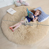 1pc Luxurious Shaggy Rug - Ultra-Soft, Non-Slip, Water-Resistant for Home Comfort - Ideal for Bedroom, Living Room, Nursery & Dorm Decor (4x4)