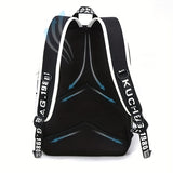 2pcs/set Cartoon Print Large Capacity Casual Backpack, 2-Piece Set: Travel Backpack, School Bag, Chest Bag