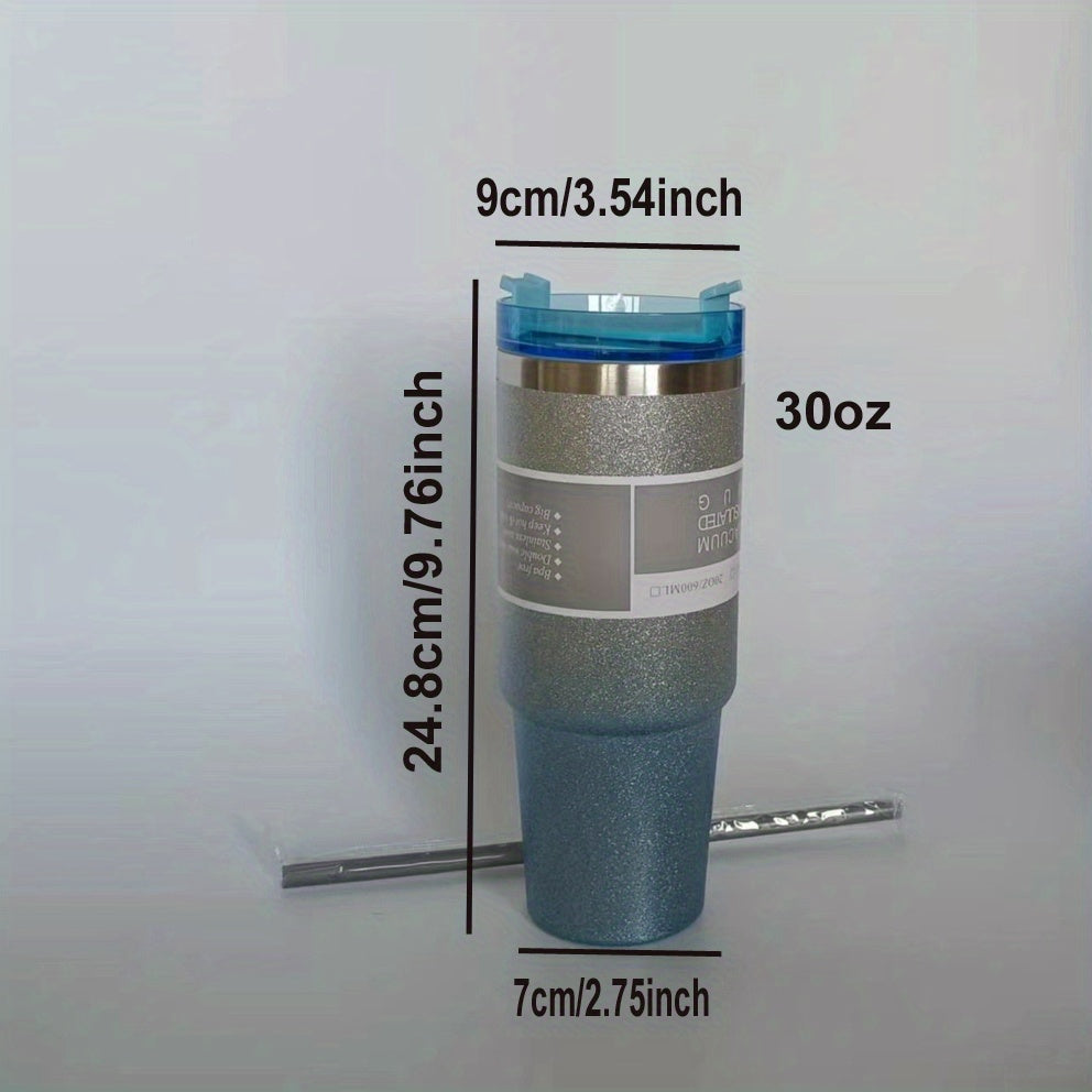 20oz/30oz Vacuum Insulation Mug With Lid And Straw, 304 Stainless Steel Vacuum Insulation Cup, Coffee Cup, Safe For Dishwasher Eid Al-Adha Mubarak