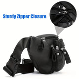 Unisex Genuine Leather Fanny pcs - Waterproof, Multi-Pocket Waist Belt Bag For Hiking, Cycling & Outdoor Sports Backpack For Travel Waterproof Backpack