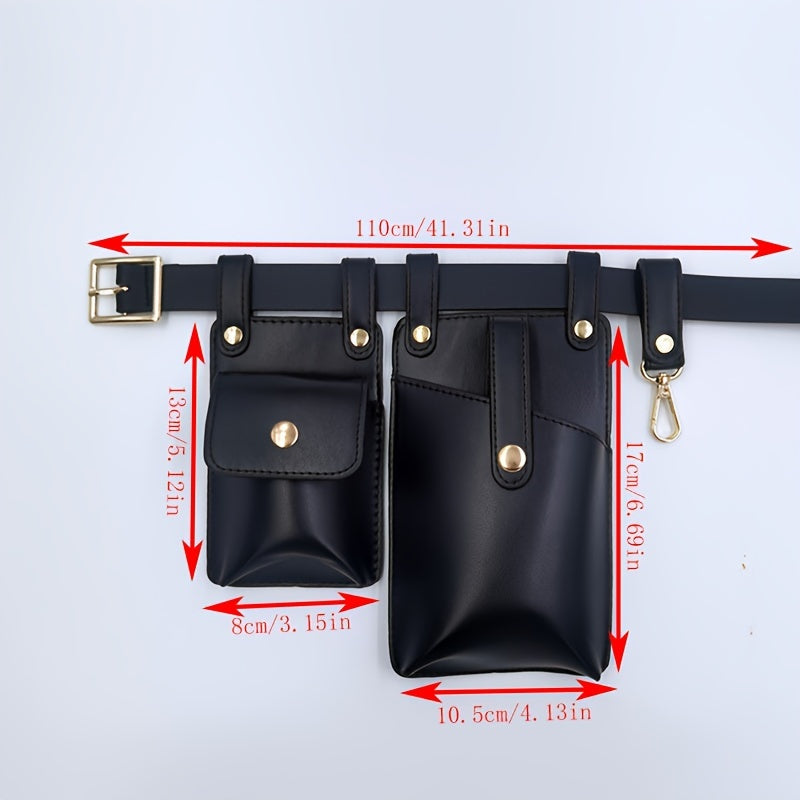 New Fashion Belt Bag, Women's Minimalist Waist Pouch, Mini Mobile Phone Bag, Casual Crossbody Bag