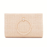 Stylish Chain Shoulder Bag, Retro Tassel Decor Braided Handbag, Versatile Banquet Evening Party Clutch Purse - Perfect for Carnival Mardi Gras Music Festival