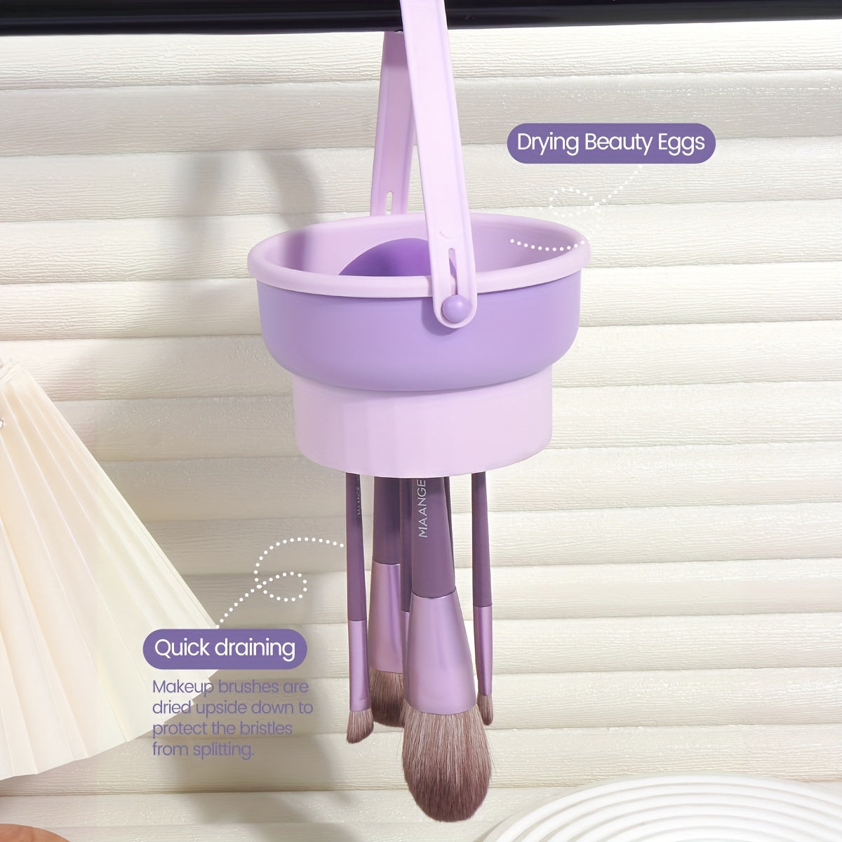 10pcs Professional Makeup Brush Set & 1pc Beauty Blender & 1pc Cleaning Storage Bowl, Makeup Tools With Soft Fiber For Easy Carrying, Foundation Brush, Eye Shadow Brush, Blending Brush, Eyebrow Brush, Cosmetic Tools Kit