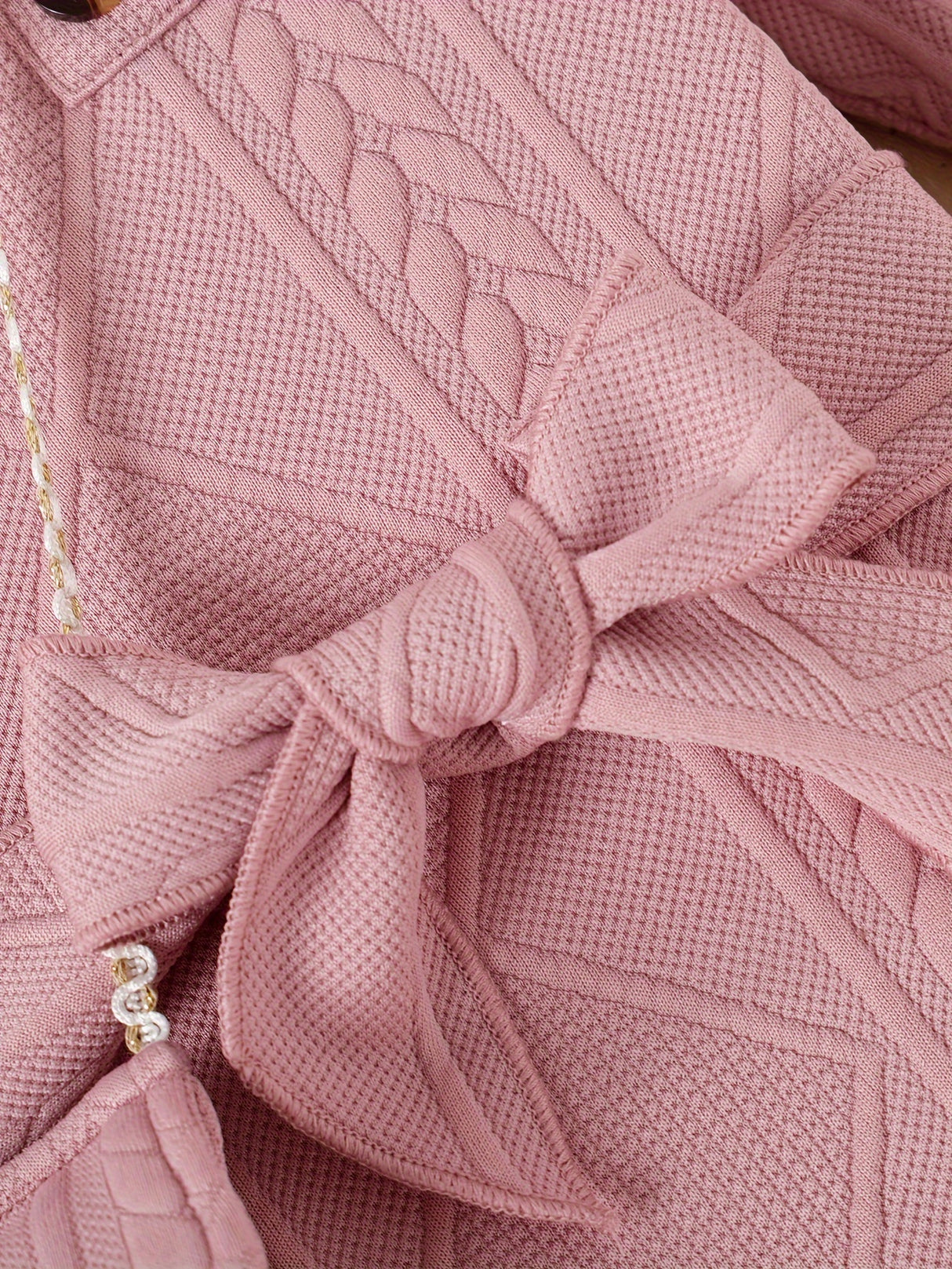 New Spring and Autumn Children's Plain Color Trendy Flying Sleeve Long Sleeve Water Drop Buckle Straight Dress + Belt + Bag