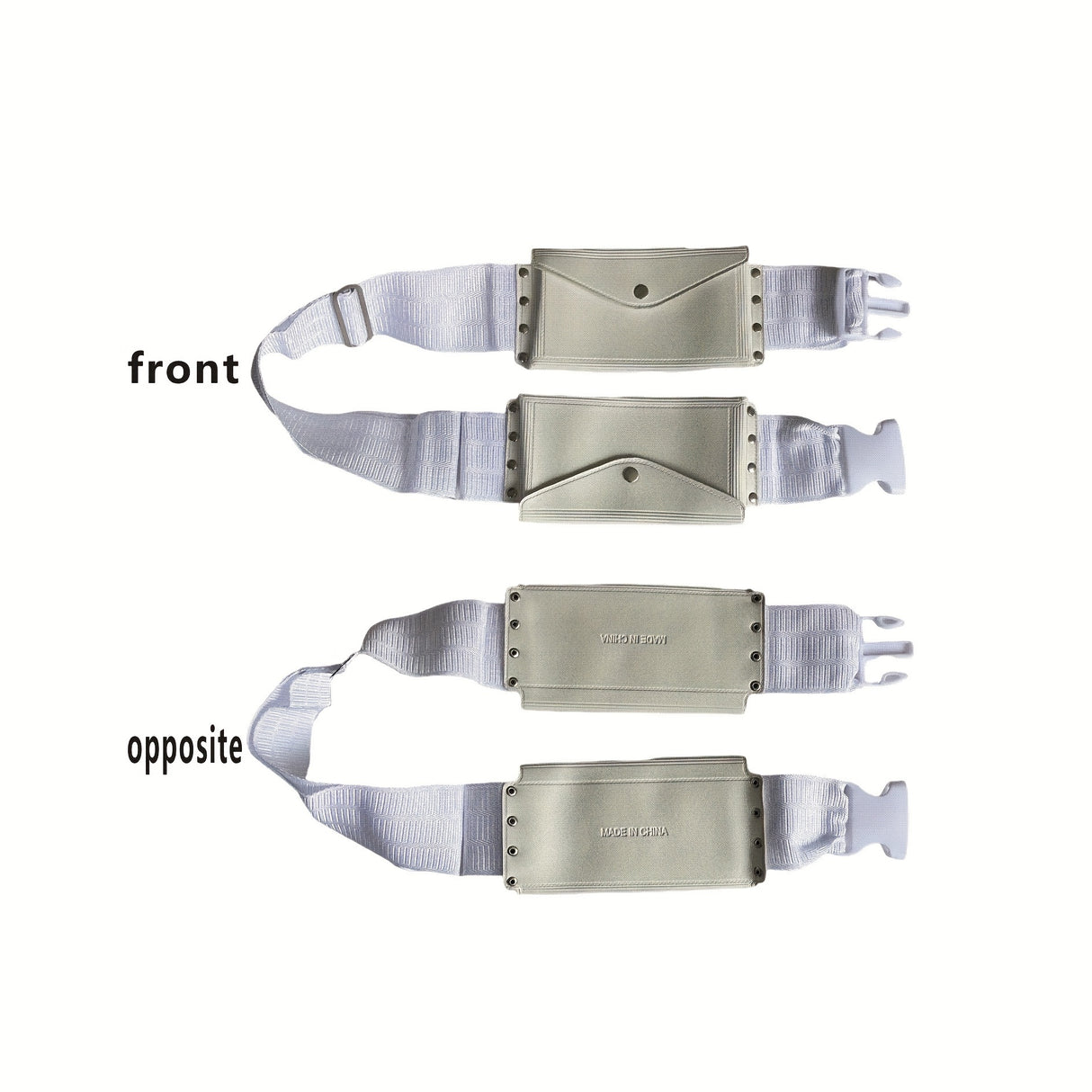 Worship Hajj Belt Bag For Men, Buckle Adjustable Waist Bag With Flap Pockets, Ideal Accessories For Devout Disciple