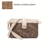 Exquisite Embossed Western Clutch Bag - Versatile Crossbody or Wristlet - Timeless Retro Style for Fashion-Forward Women