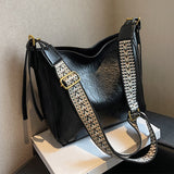 Fashionable Ladies Large Capacity Tote Bag - Spacious & Versatile Design with Crossbody Option - Perfect for Work, School, and Everyday Adventures