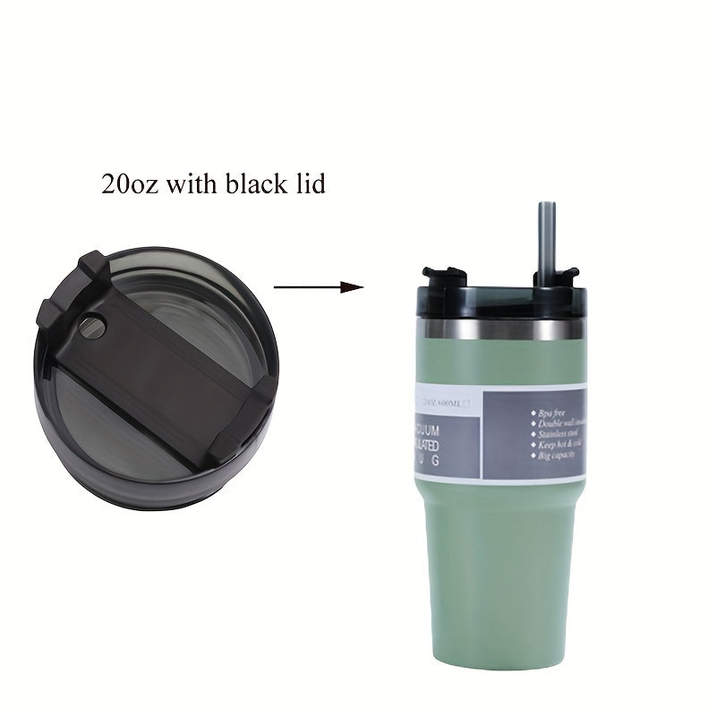 20oz/30oz Vacuum Insulation Mug With Lid And Straw, 304 Stainless Steel Vacuum Insulation Cup, Coffee Cup, Safe For Dishwasher Eid Al-Adha Mubarak