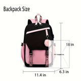 Hello Kitty Kurumi Cute Laptop Backpack Women Travel Hiking Backpack Men Large Cartoon School Bag 18 Inch