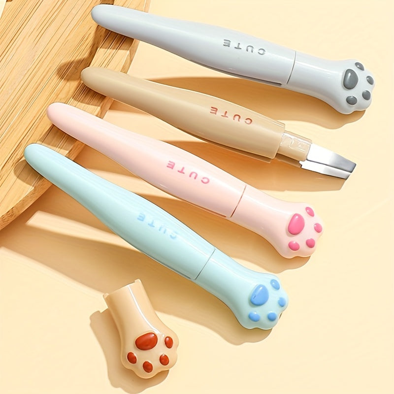 Tweezers Lady's Facial Hair Tweezers Cute Professional Stainless Steel Tweezers Eyebrows - Chips And Inner Growth Hair Removal Tool - Eyelash Tweezers For Extension - With Protective Sleeve