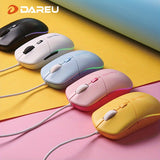Dareu LM121 wired gaming office mouse ultra light gaming mouse 66g high quality perfor Cost-effectivemance
