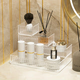 9pcs Clear Drawer Organizer Set for Makeup & Accessories - Versatile Storage Solutions for Cosmetics, Brushes, and Bathroom Essentials