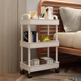 1pc Compact Storage Cart - Versatile Floor Storage for Snacks, Books, Bathroom Essentials, and Kitchen Utensils with Wheels - Perfect for Home Organization and Decluttering, Essential Storage Supplies
