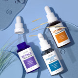 Seffralls Hyaluronic Acid VC Essence Set 1.01oz*3pcs with Vitamin-C Vitamin-A and Hyaluronic Acid Serum for Glistening, Firming Hydrating Dry Skin Serum for Firm Gift Festival Travel Set
