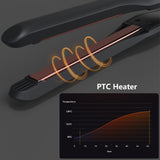 Hair Straightener Professional Ceramic Flat Iron With LED Display, 2 In 1 Hair Straightener & Curling Iron, Suitable For All Hairstyles