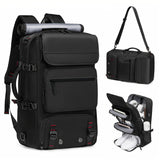 1pc Large Capacity Waterproof Laptop Backpack For Travel And College, Men's And Women's Travel Backpack With Shoe Bag, Multifunctional Lightweight Outdoor Hiking And Camping Backpack, Holiday Travel Party Gift, School Bag, Ea